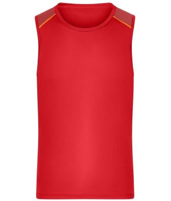 Men Men's Running Tank GRS Spicy-orange 12014