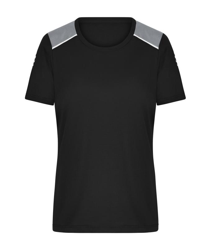 Damen Ladies' Running T-Shirt GRS Black 12015