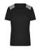 Femme T-shirt de course pour femmes  GRS Noir 12015