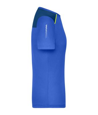 Femme T-shirt de course pour femmes  GRS Bleu-paon 12015