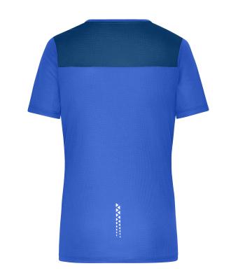 Femme T-shirt de course pour femmes  GRS Bleu-paon 12015