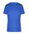 Femme T-shirt de course pour femmes  GRS Bleu-paon 12015
