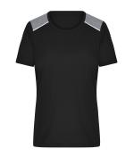 Femme T-shirt de course pour femmes GRS Noir 12015