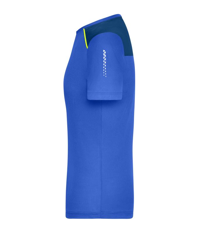 Femme T-shirt de course pour femmes GRS Bleu-paon 12015