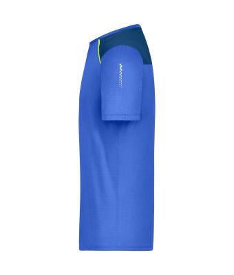 Heren Men's Running T-Shirt  GRS Pauw-blauw 12016
