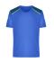 Heren Men's Running T-Shirt  GRS Pauw-blauw 12016