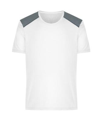 Herren Men's Running T-Shirt  GRS White 12016