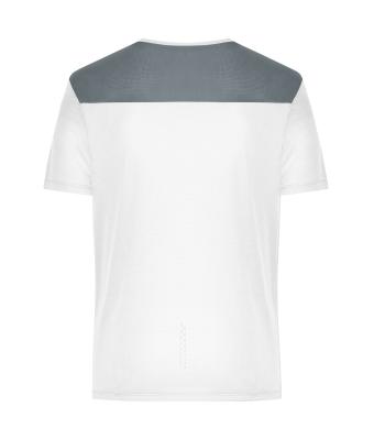 Men Men's Running T-Shirt  GRS White 12016