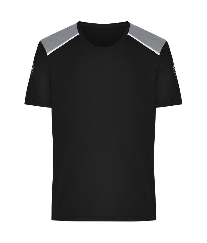 Men Men's Running T-Shirt GRS Black 12016