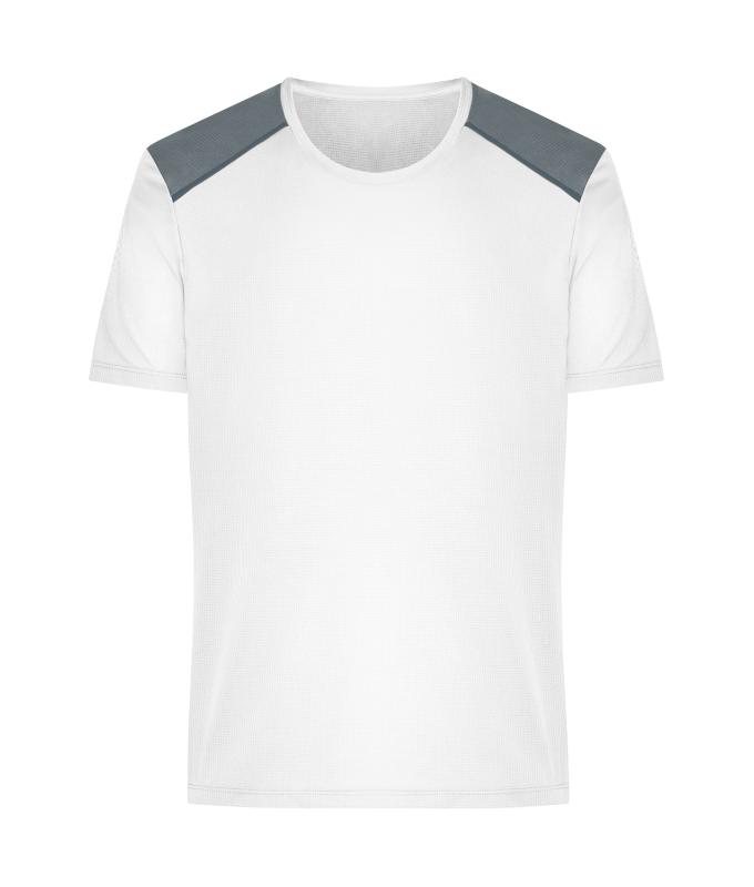 Herren Men's Running T-Shirt GRS White 12016