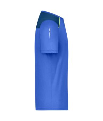 Homme T-shirt de course pour homme  GRS Bleu-paon 12016