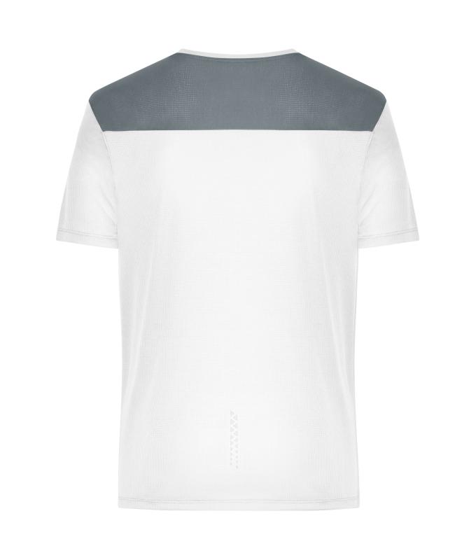 Homme T-shirt de course pour homme GRS Blanc 12016