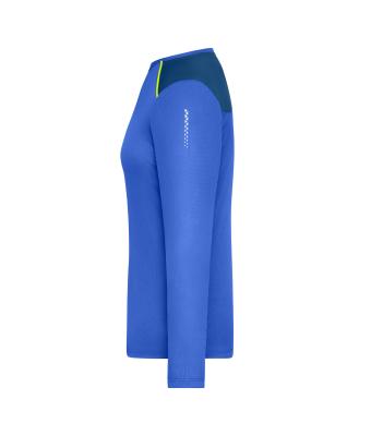 Damen Ladies' Running Shirt Longsleeve  GRS Peacock-blue 12017