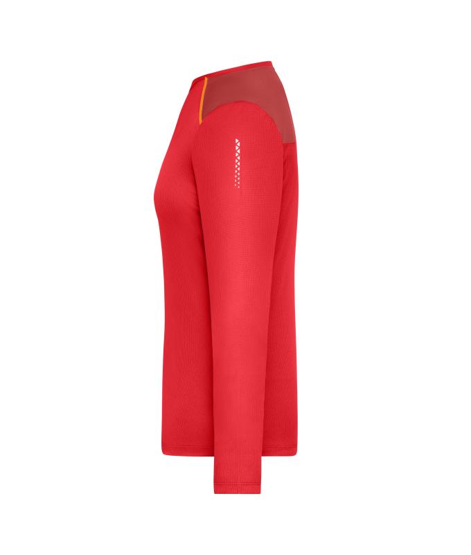 Damen Ladies' Running Shirt Longsleeve GRS Spicy-orange 12017