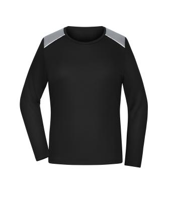 Damen Ladies' Running Shirt Longsleeve GRS Black 12017