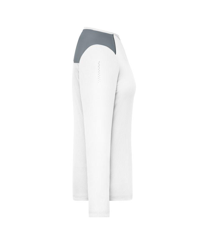 Damen Ladies' Running Shirt Longsleeve GRS White 12017