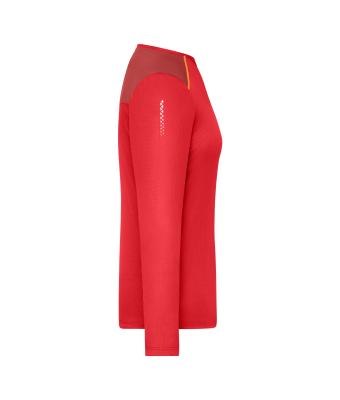 Femme T-shirt de course à manches longues pour femmes  GRS Orange-épicé 12017