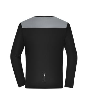 Men Men's Running Shirt Longsleeve  GRS Black 12018
