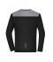 Men Men's Running Shirt Longsleeve  GRS Black 12018