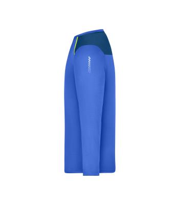 Heren Men's Running Shirt Longsleeve  GRS Pauw-blauw 12018