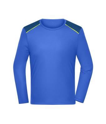 Heren Men's Running Shirt Longsleeve  GRS Pauw-blauw 12018