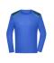 Men Men's Running Shirt Longsleeve  GRS Peacock-blue 12018