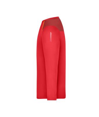 Men Men's Running Shirt Longsleeve  GRS Spicy-orange 12018