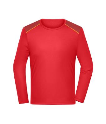 Heren Men's Running Shirt Longsleeve  GRS Kruidig-oranje 12018
