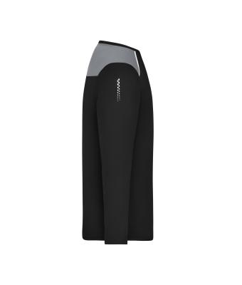 Herren Men's Running Shirt Longsleeve  GRS Black 12018