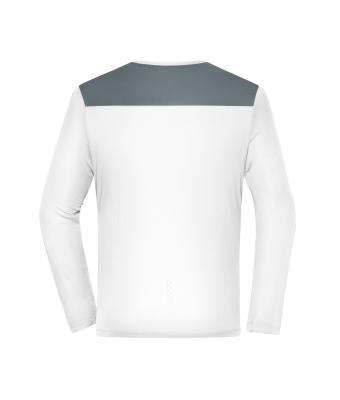 Herren Men's Running Shirt Longsleeve  GRS White 12018