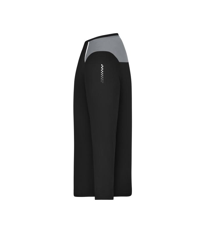 Men Men's Running Shirt Longsleeve GRS Black 12018