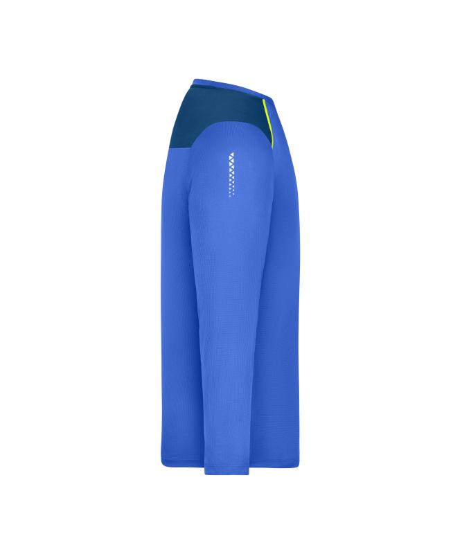 Heren Men's Running Shirt Longsleeve GRS Pauw-blauw 12018