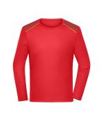 Men Men's Running Shirt Longsleeve GRS Spicy-orange 12018
