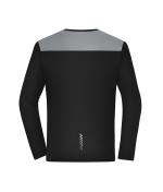 Homme T-shirt de course à manches longues pour homme GRS Noir 12018