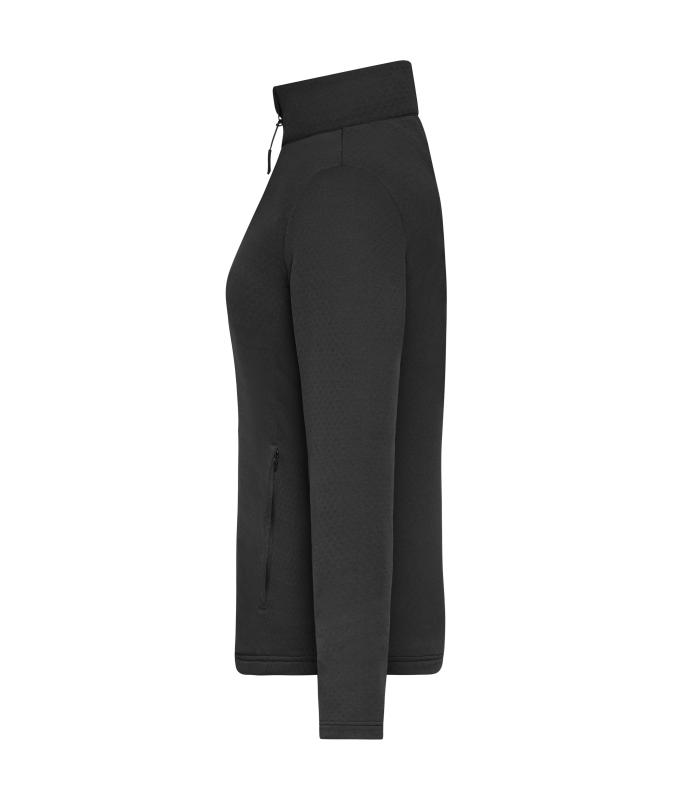 Ladies Ladies' Sports Structured Fleece Jacket GRS Black 12019