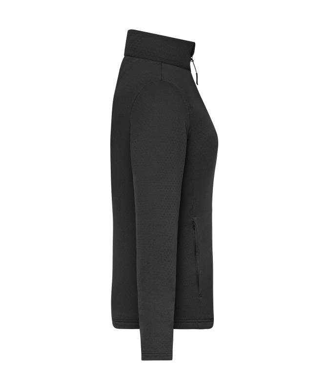 Ladies Ladies' Sports Structured Fleece Jacket GRS Black 12019