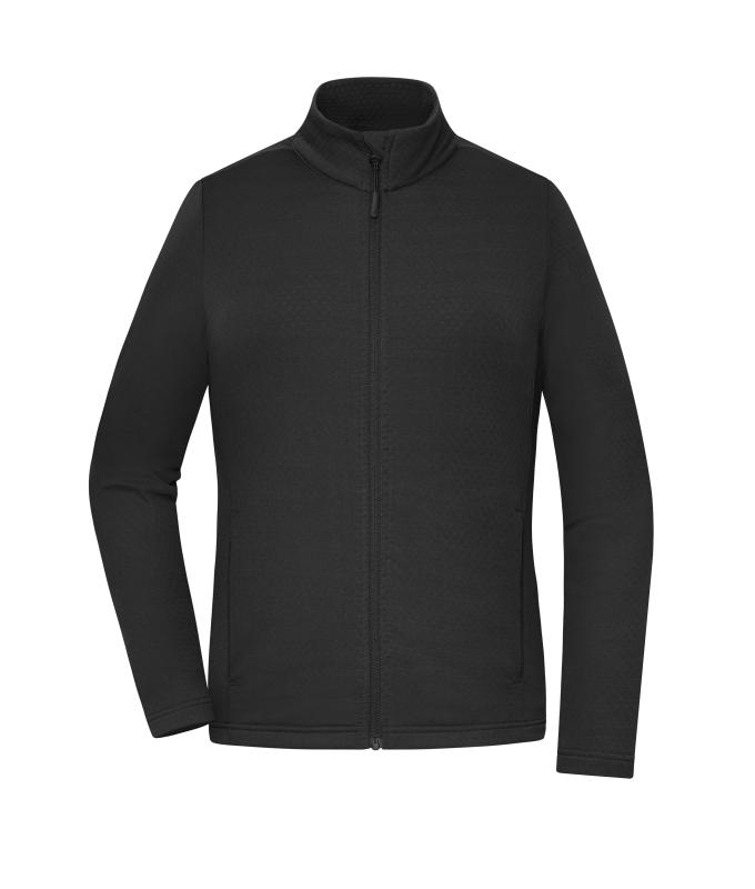 Ladies Ladies' Sports Structured Fleece Jacket GRS Black 12019