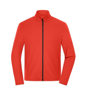 Men Men's Sports Structured Fleece Jacket  GRS Spicy-orange 12020