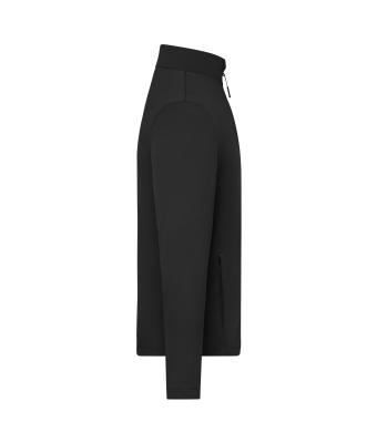 Herren Men's Sports Structured Fleece Jacket  GRS Black 12020