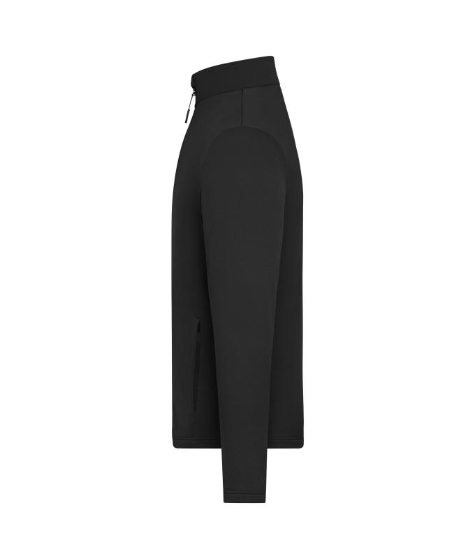 Men Men's Sports Structured Fleece Jacket GRS Black 12020