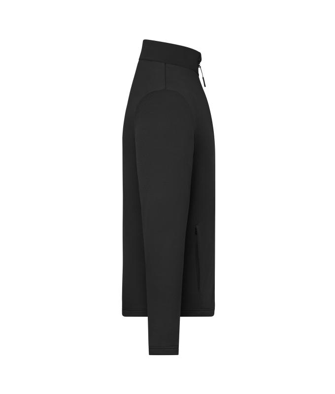 Men Men's Sports Structured Fleece Jacket GRS Black 12020