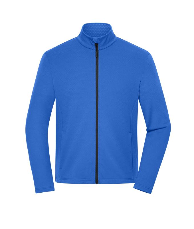 Men Men's Sports Structured Fleece Jacket GRS Peacock-blue 12020