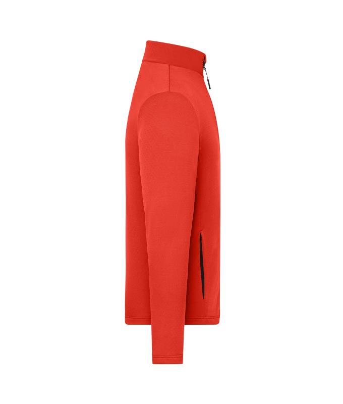 Men Men's Sports Structured Fleece Jacket GRS Spicy-orange 12020
