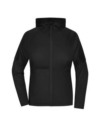 Dames Ladies' Running Jacket Zwart 12001