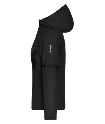 Femme Veste de course pour femmes Noir 12001