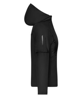 Femme Veste de course pour femmes Noir 12001