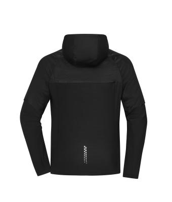 Herren Men's Running Jacket Black 12002