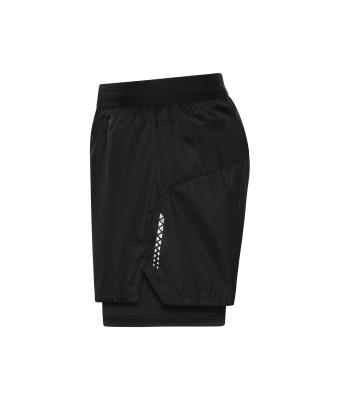 Damen Ladies' Running Shorts Black 12003