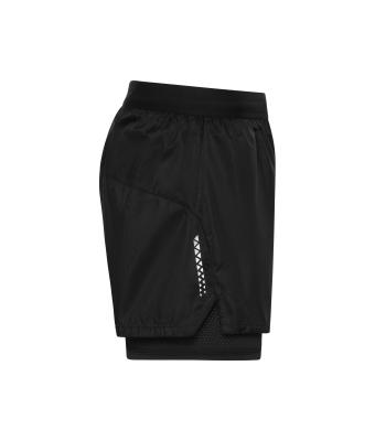 Damen Ladies' Running Shorts Black 12003