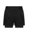 Damen Ladies' Running Shorts Black 12003